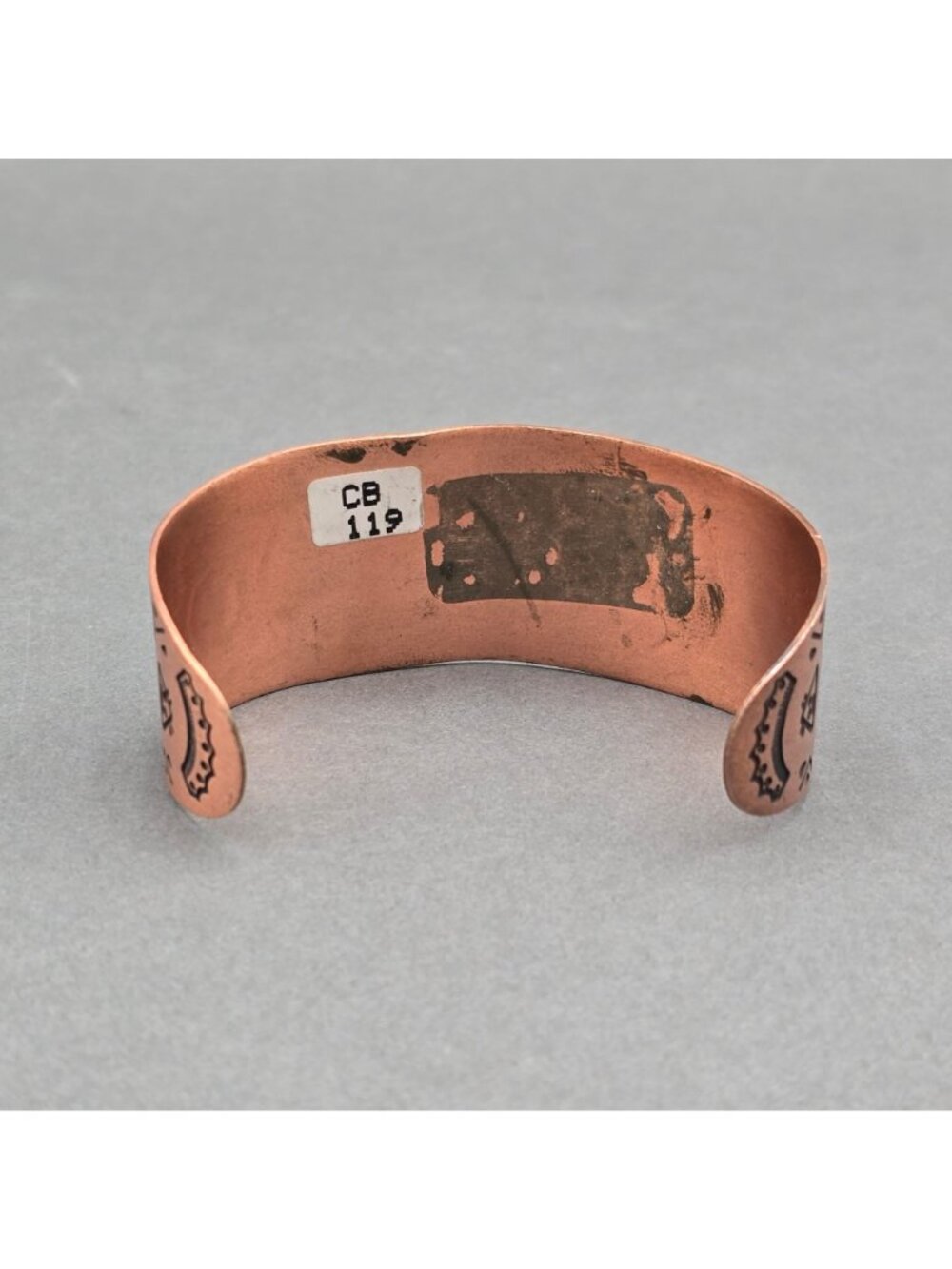 VTG Wheeler Copper Storyteller Cuff Bracelet 7" Fred Harvey Era Style Southwest - Picture 3 of 9